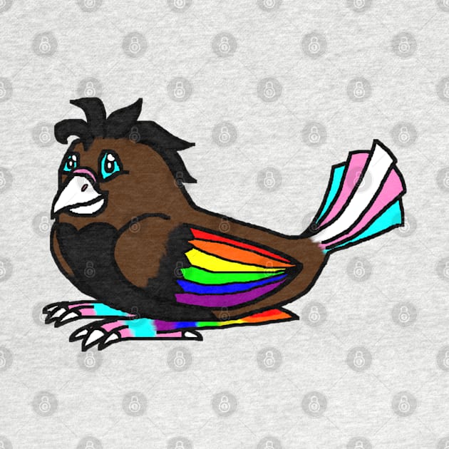 Pride Bird by HuskyWerewolf